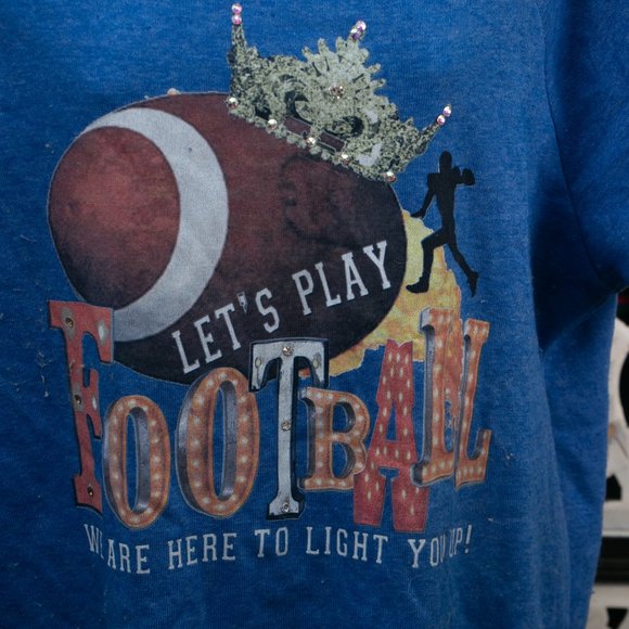 Lets Play Football Fleece Sweater - Picture 2 of 4